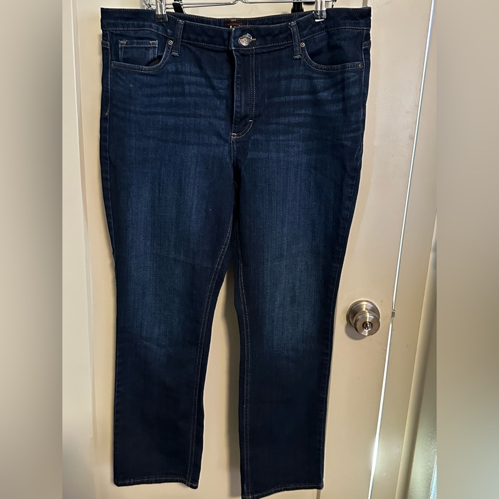 Lee Women's Deep Indigo Straight Leg Jeans